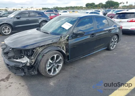 2025 Honda Civic Hybrid Sport/Sport Touring from USA, damaged, VIN 2HGFE4F84SH333575